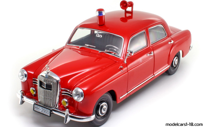 1953 - Mercedes 180 (W120) Fire Dept Revell 1/18 - Front left side