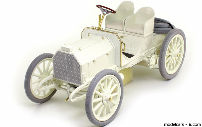 1901 - Mercedes 35 hp Schuco 1/18 - Предна лява страна