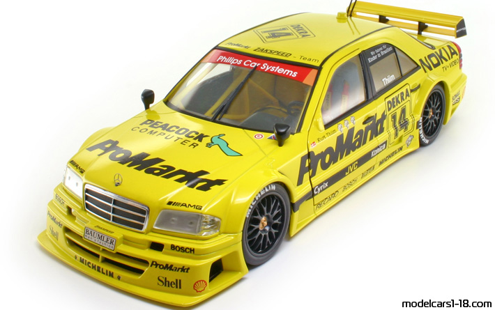 1994 - Mercedes C DTM (W202) UT 1/18 - Front left side