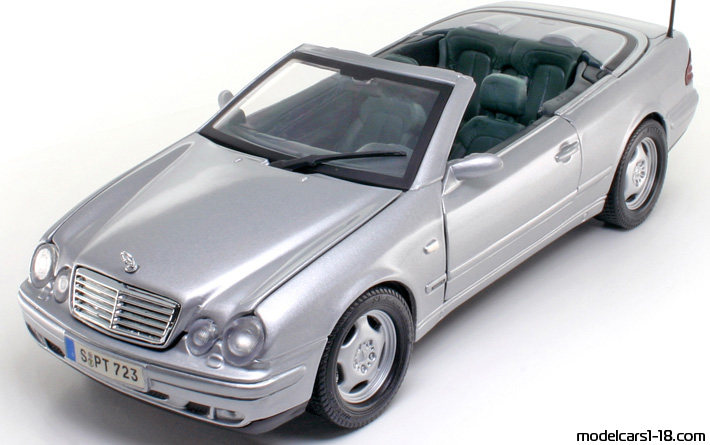 1997 - Mercedes CLK 320 (C208) Anson 1/18 - Передняя левая сторона