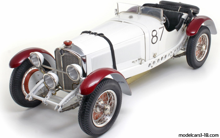 1931 - Mercedes SSKL Caracciola (W06) CMC 1/18 - Предна лява страна