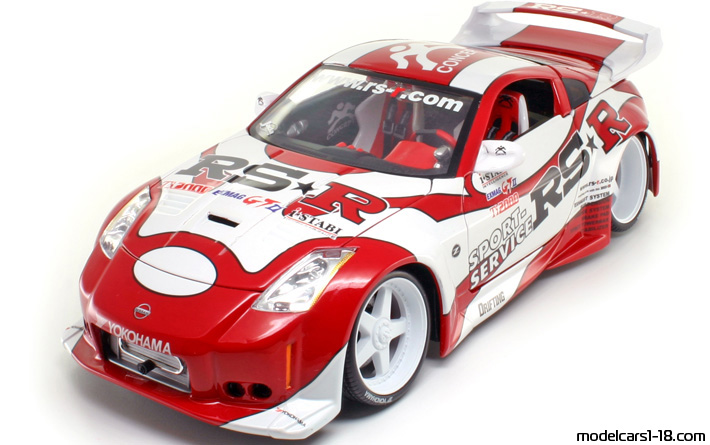 2003 - Nissan 350Z (Z33) Jada Toys 1/18 - Vorne linke Seite