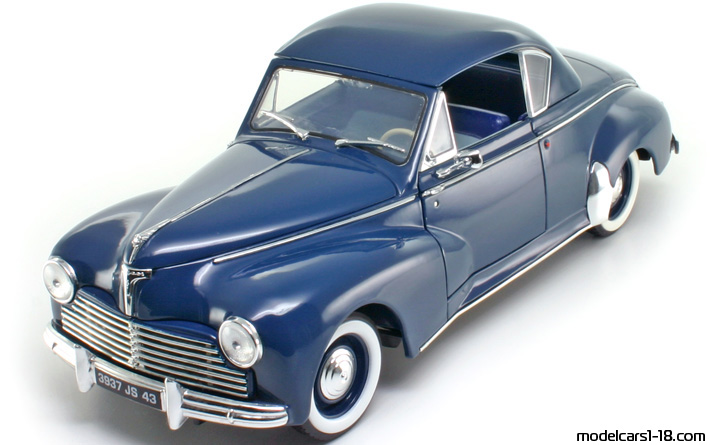 1954 - Peugeot 203 Solido 1/18 - Передняя левая сторона