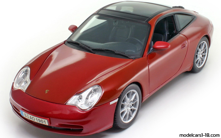 2001 - Porsche 911 Carrera Targa (996) Maisto 1/18 - Vorne linke Seite