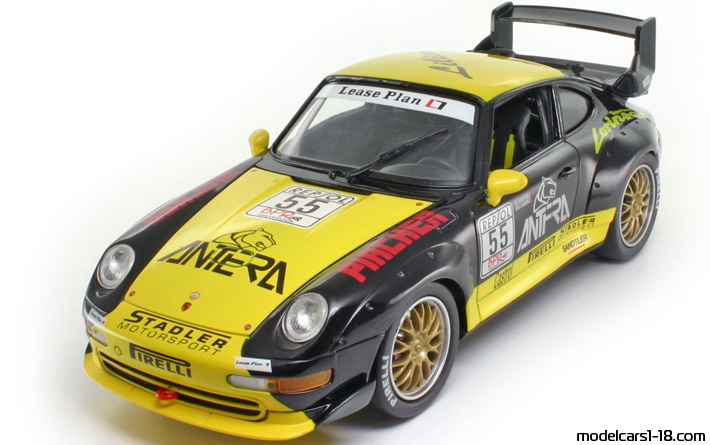 1996 - Porsche 911 GT2 (993) Anson 1/18 - Предна лява страна