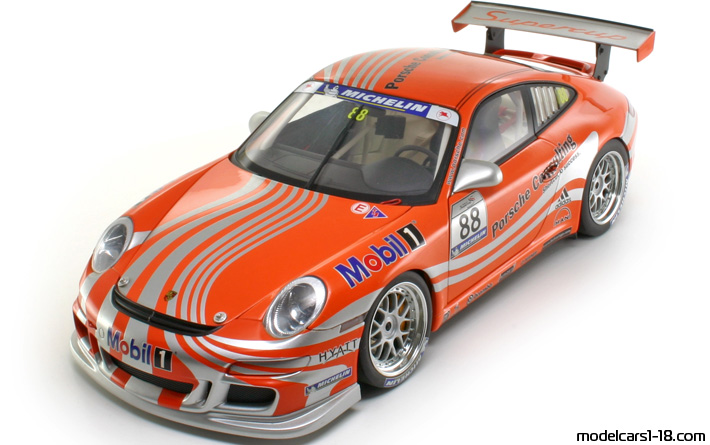 2006 - Porsche 911 GT3 Cup (997) AutoArt 1/18 - Передняя левая сторона