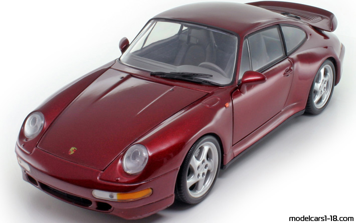 1995 - Porsche 911 Turbo (993) UT 1/18 - Передняя левая сторона