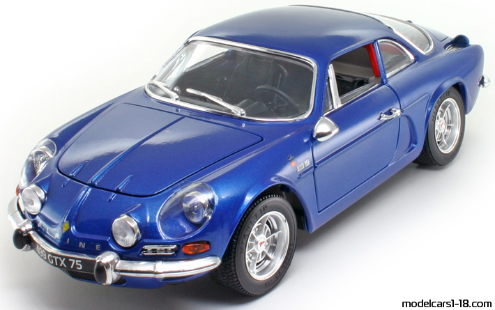 1971 - Renault Alpine A110 1600S Bburago 1/16 - Vorne linke Seite