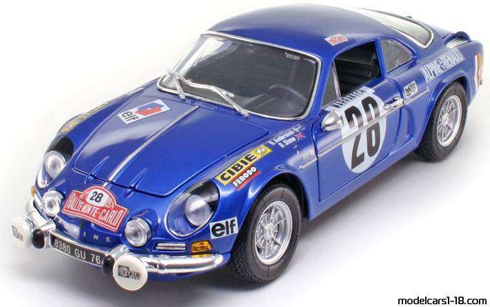 1971 - Renault Alpine A110 1600S Maisto 1/18 - Vorne linke Seite