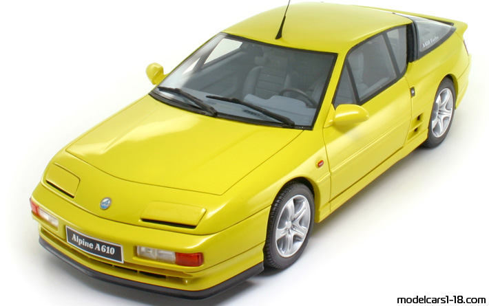 1992 - Renault Alpine A610 Otto Models 1/18 - Front left side