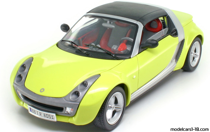 2003 - Smart Roadster Bburago 1/18 - Vorne linke Seite