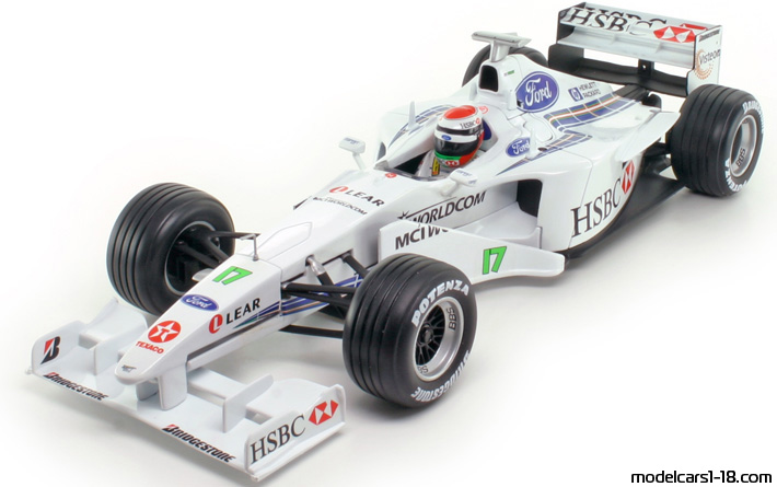 1999 - Stewart Ford SF3 Minichamps 1/18 - Front left side