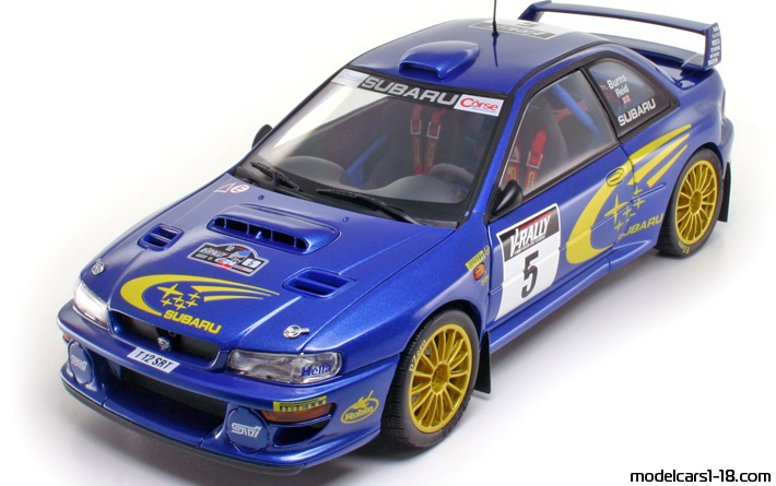 1999 - Subaru Impreza WRC AutoArt 1/18 - Front left side