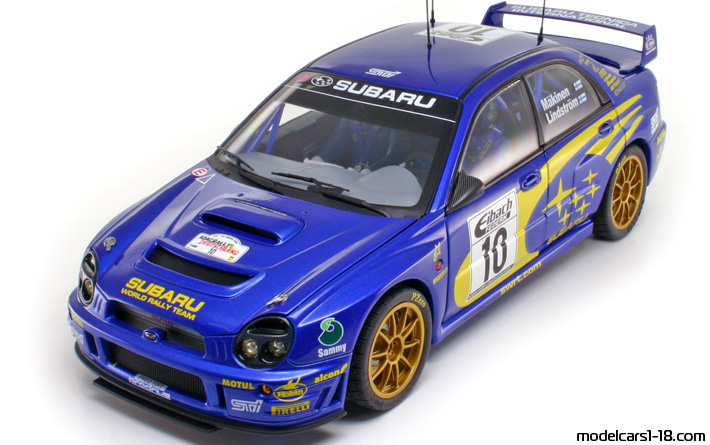 2002 - Subaru Impreza AutoArt 1/18 - Front left side