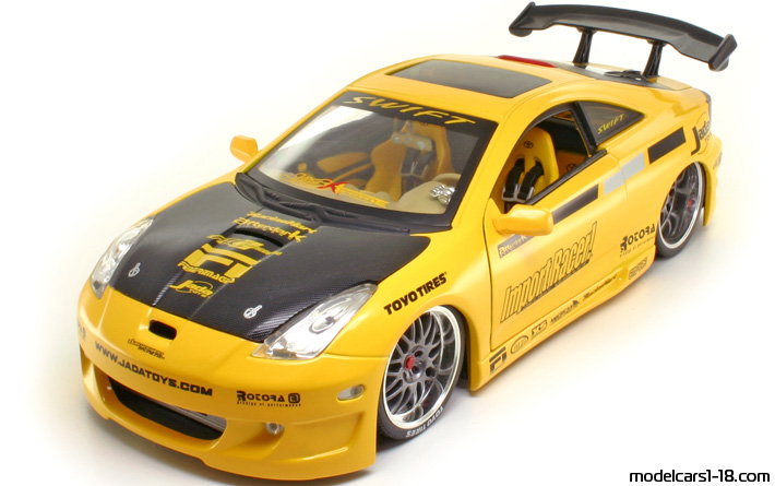 1999 - Toyota Celica (T230) Jada Toys 1/18 - Передняя левая сторона