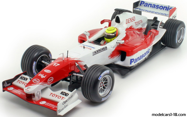 2004 - Toyota TF104 Minichamps 1/18 - Предна лява страна