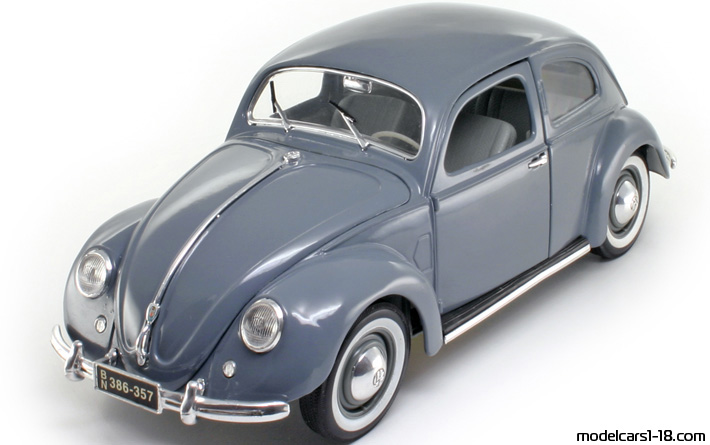 1951 - Volkswagen Beetle (Kaefer) Maisto 1/18 - Передняя левая сторона