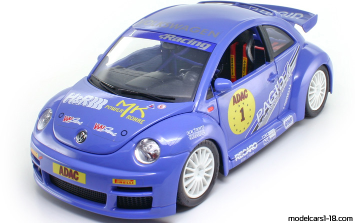 2000 - Volkswagen New Beetle RSI Cup Bburago 1/18 - Предна лява страна