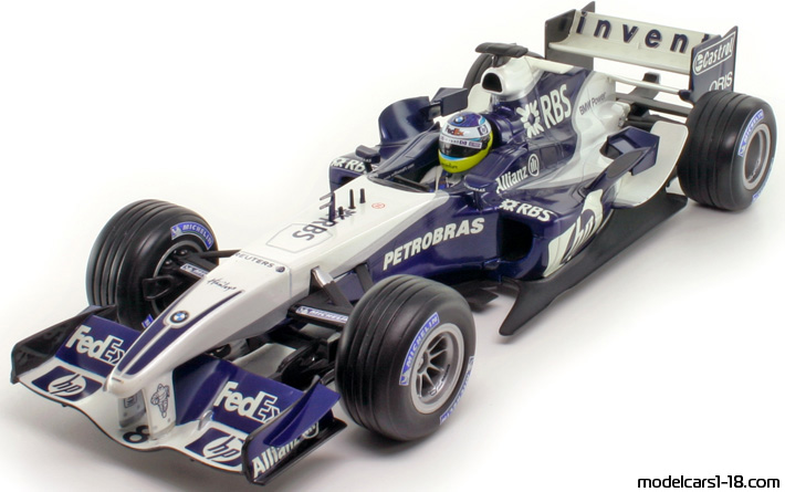 2005 - Williams BMW FW27 Hot Wheels 1/18 - Front left side