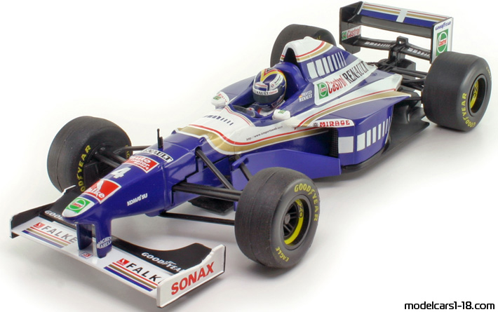 1997 - Williams Renault FW19 Launch Version (FW18) Onyx 1/18 - Передняя левая сторона