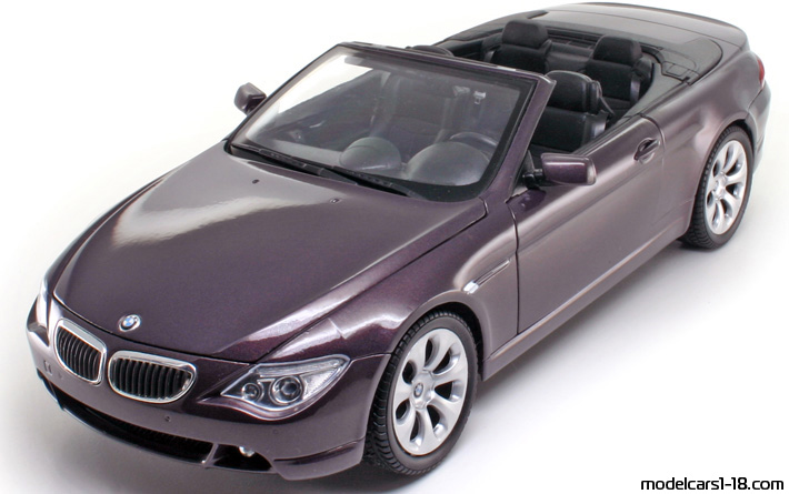 2005 - BMW 645 Ci (E64) cabrio Welly 1/18 - Details