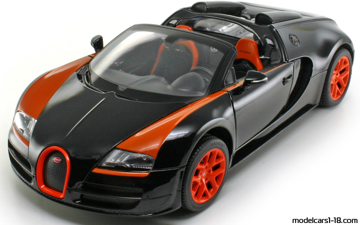 Bugatti Veyron 16.4 Grand Sport (coupe) 2012 Rastar 1/18 - Details