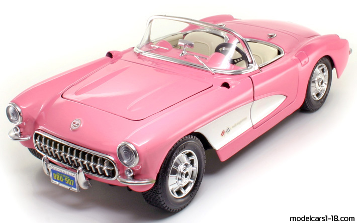 bburago chevrolet corvette 1957 model car