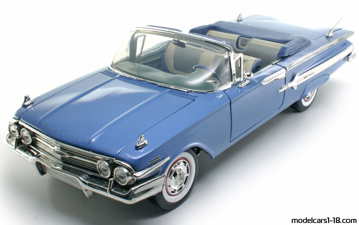 1960 Chevrolet Impala Cabrio Motor Max 1 18 Details