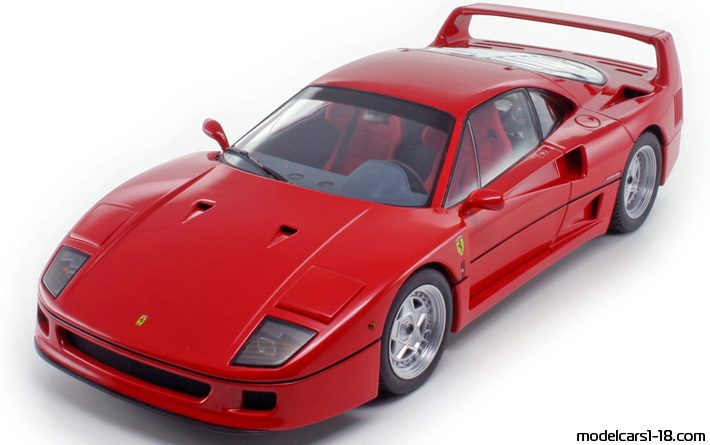 Ferrari F40 (coupe) 1987 Kyosho 1/18 - Details