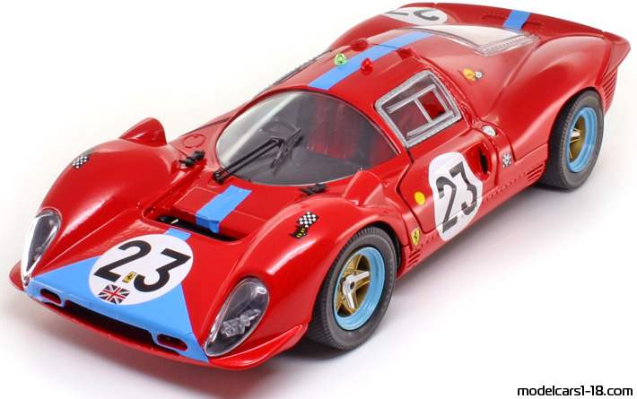 Ferrari 412 P (racing car) 1967 Jouef Evolution 1/18 - Details