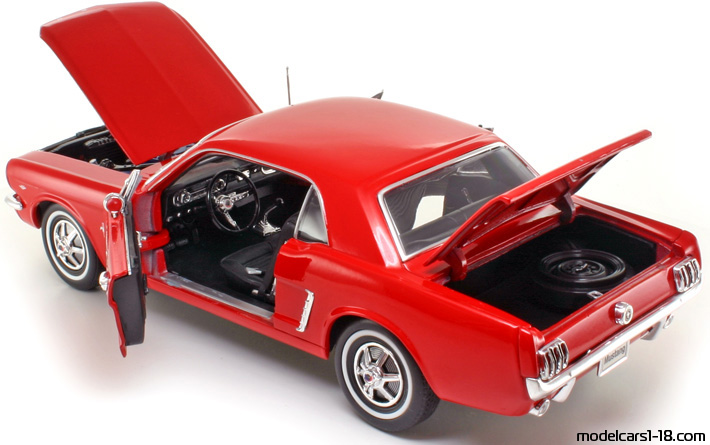 1964 - Ford Mustang coupe Welly 1/18 - Details