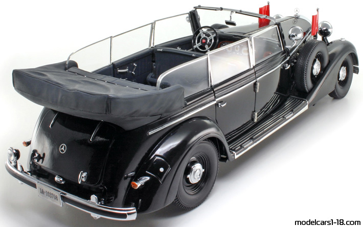 1938  1:18 MCG 18207  *NEW*** Cabriolet Mercedes 770 schwarz W150