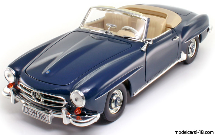 Mercedes 190 SL (R121) (cabrio) 1955 ERTL 1/18 - Details