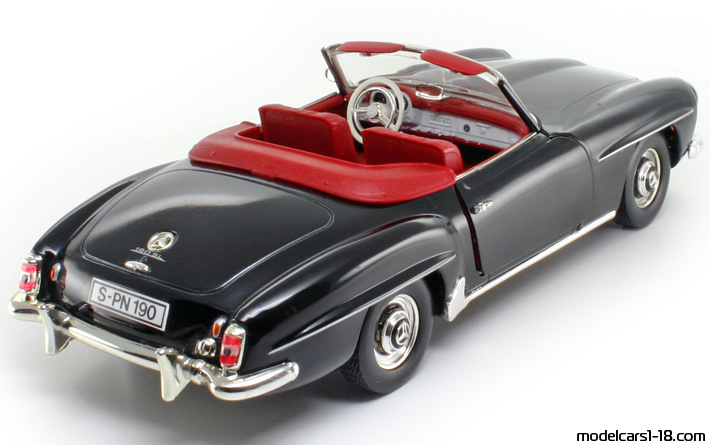 Mercedes 190 SL (R121) (cabrio) 1955 ERTL 1/18 - Details