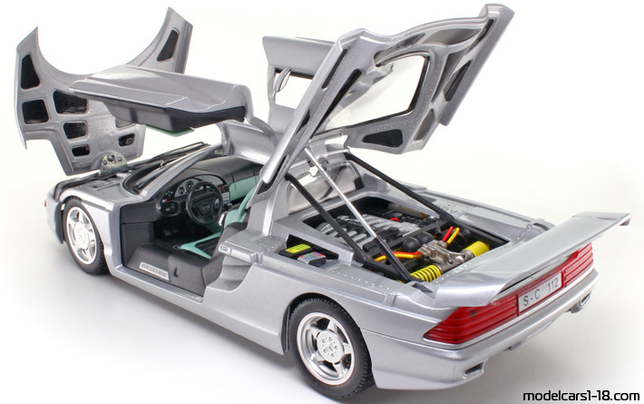 Mercedes C112 Concept (coupe) 1991 Guiloy 1/18 - Details