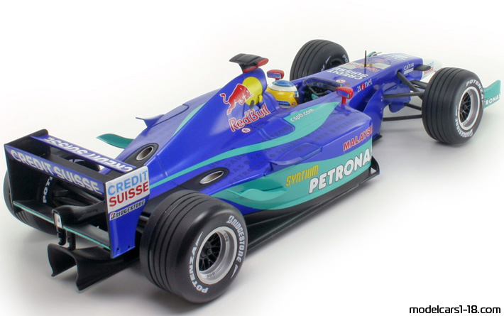 激安価額☆ PMA 1/18 Sauber petronas C23 ジャンカルロ=フィジケラ #11　2004 ☆ レーシングカー