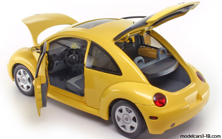 Volkswagen New Beetle (coupe) 1999 AutoArt 1/18 - Details