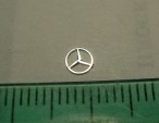 Emblem (rear) for 1:18 Mercedes Benz, 3D back star 4.3mm AGD, New