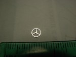 Эмблема (сзади) для 1:18 Mercedes Benz, 3D back star 4.7mm 1/16 1/18 1/20 AGD, Новый