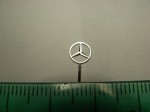Емблема (отпред) за 1:18 Mercedes Benz, 3D star Stern звезда 4.8 mm AGD, Нов
