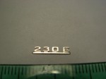 Emblem (hinten) für 1:18 Mercedes Benz 230E W124, AGD, Neu