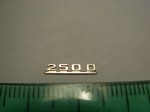 Emblem (rear) for 1:18 Mercedes Benz 250D W124, AGD, New