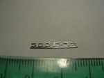 Emblem (hinten) für 1:18 Mercedes Benz 500E-32 W124, AGD, Neu