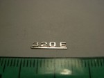 Emblem (rear) for 1:18 Mercedes Benz 320E W124, AGD, New