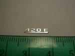 Emblem (rear) for 1:18 Mercedes Benz 420E W124, AGD, New