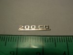 Emblem (hinten) für 1:18 Mercedes Benz 200CD W124 Coupe, AGD, Neu