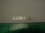 Emblem (hinten) für 1:18 Mercedes Benz 220CE W124 Coupe, AGD, Neu