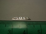 Emblem (rear) for 1:18 Mercedes Benz 250CD W124 Coupe, AGD, New