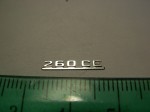 Emblem (rear) for 1:18 Mercedes Benz 260CE W124 Coupe, AGD, New