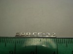 Emblem (rear) for 1:18 Mercedes Benz 500CE-32 W124 Coupe, AGD, New